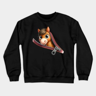 adorable horse Crewneck Sweatshirt